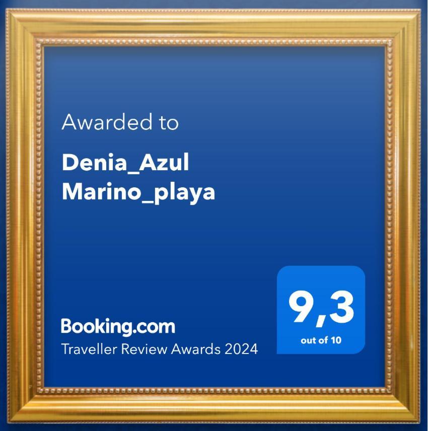 Denia_Azul Marino_Playa Lejlighed Eksteriør billede